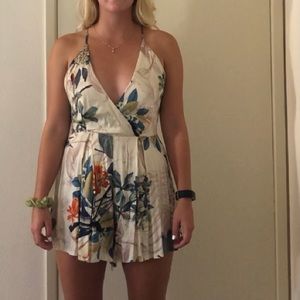 Flirty Beachy Criss Cross Romper